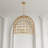 Robbie 19.69" W 4-Light Dimmable Caged Pendant 