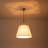 Nyjel 4 - Light Linen Tapered Pendant-840579870-840579868-849309244