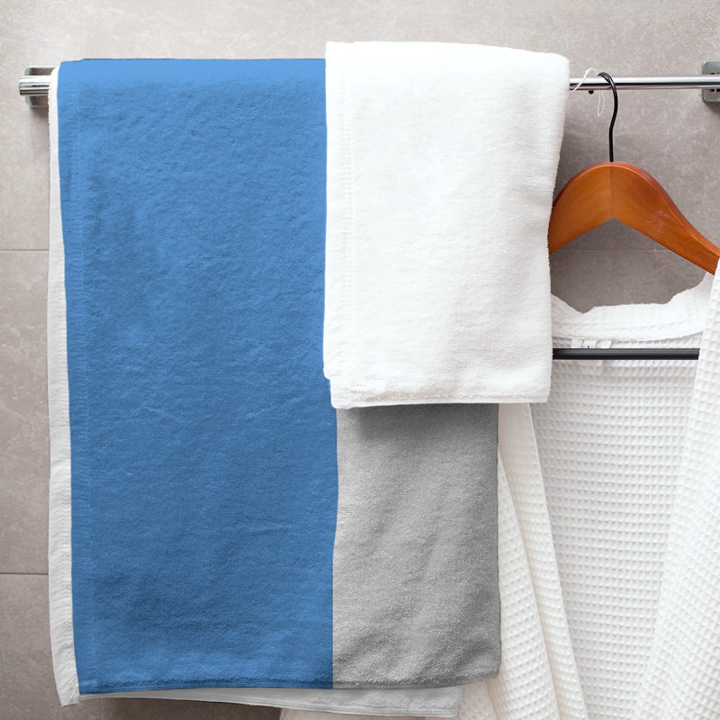 Bath Towel, Ink/Red
