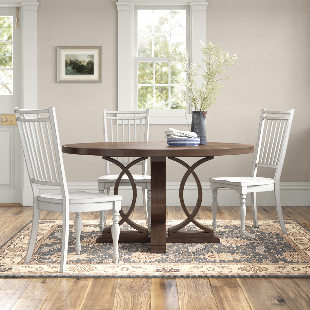 Myra Round Dining Table Three Posts™