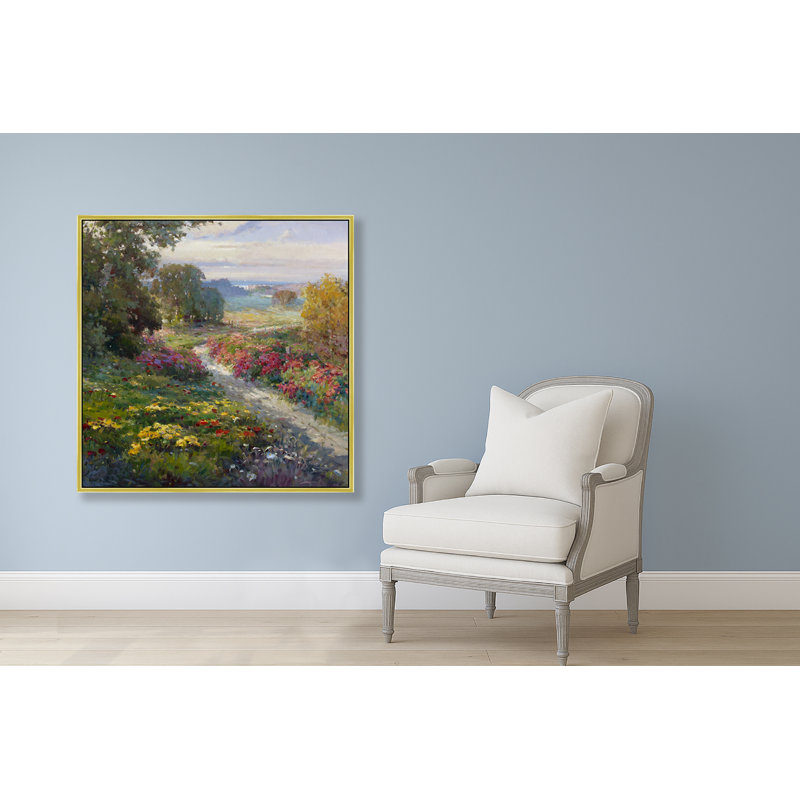 " Meadow Gateways ", 26" H x 26" W, Gold