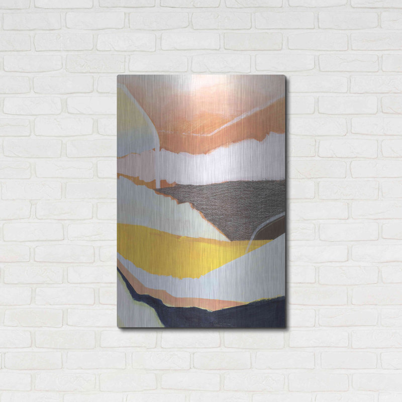 Red Barrel Studio® «Desert Candy II» par Grace Popp, art mural en métal, H 36 po x l 24 po