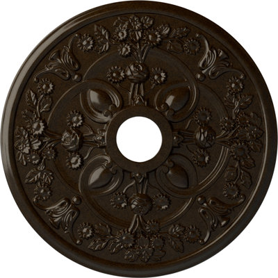 30 médaillons de plafond rosés de 30 7/8 po x 3 5/8 po x P 1 3/8 po (convient aux auvents jusqu'à 5 1/4 po)