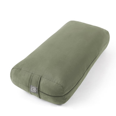 Coussin de méditation avec housse lavable et poignée de transport