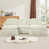 Beige + blanc