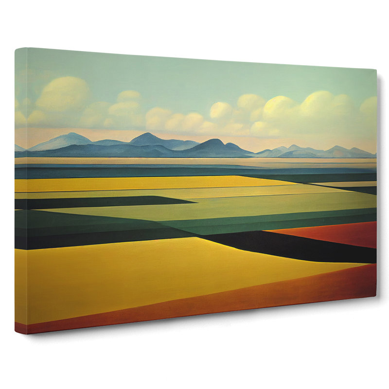 Fantastic Spring Meadow Landscape - Wrapped Canvas, 35cm H x 50cm W x 3cm D