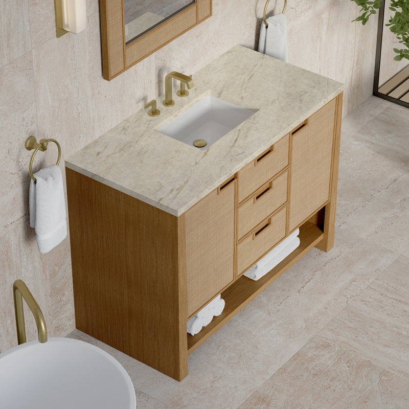 Solene 48" Single Vanity, Widespread, Tajnar Eclos