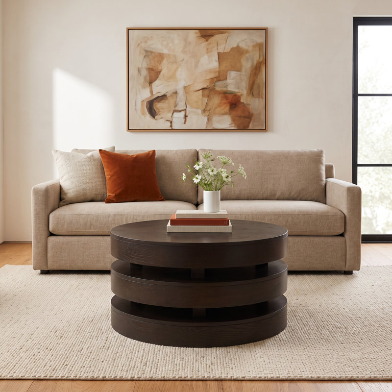 Givry Coffee Table, Espresso Wood