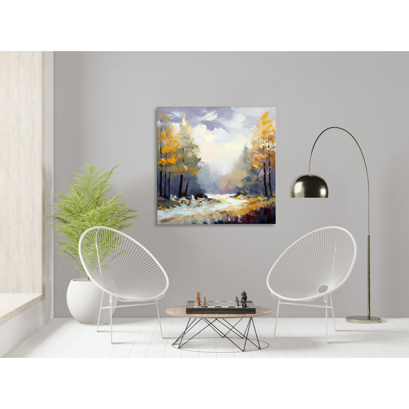 Autumn Forest, 24" H x 24" W