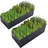 8x4x2 FT Galvanized Planter Boxes Set-1731975180-1731975183-1731975177