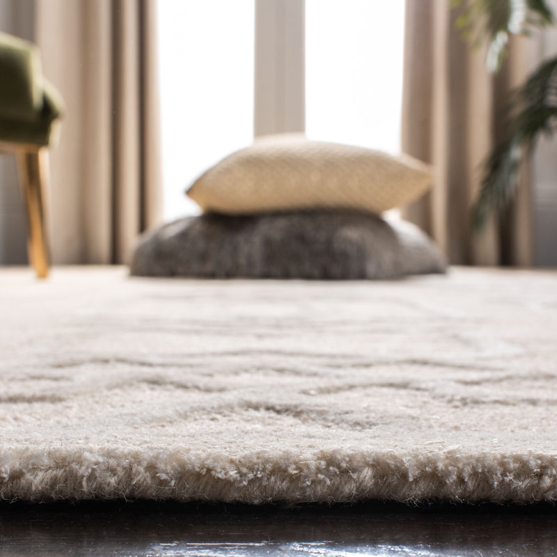 Sands of Time Ivory Wool 8' x 10' Hand-Tufted Area Rug