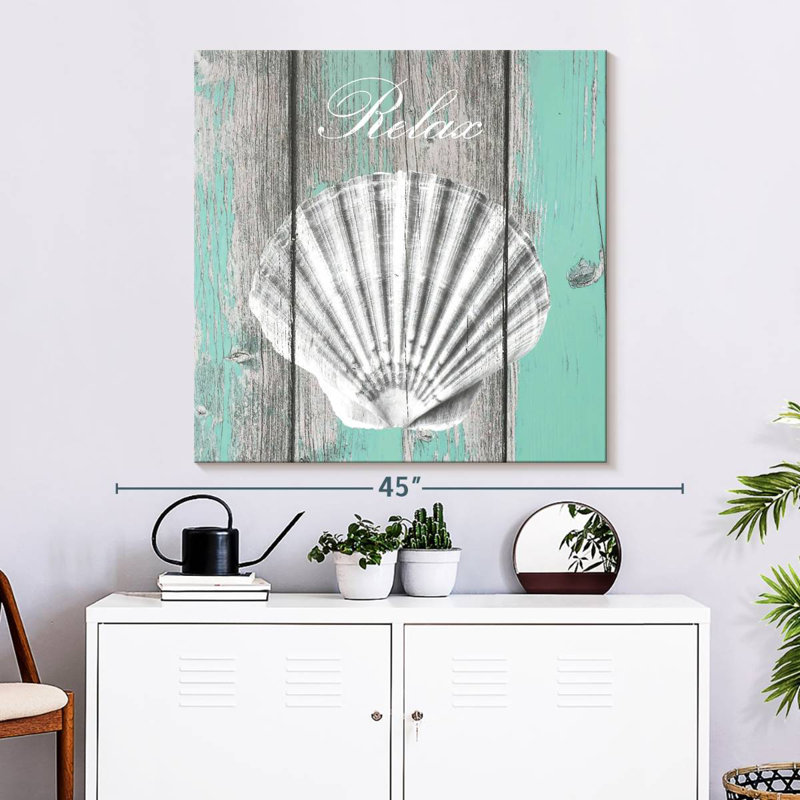 Aletra Rustic Coastal I, 33" H x 33" W