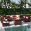 Ensemble de terrasses 8 pièces avec foyer Benboe-1057974217