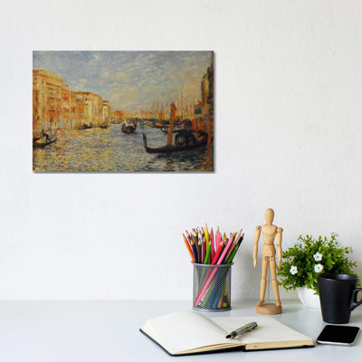 Grand Canal Venice by Pierre-Auguste Renoir - Wrapped Canvas Painting