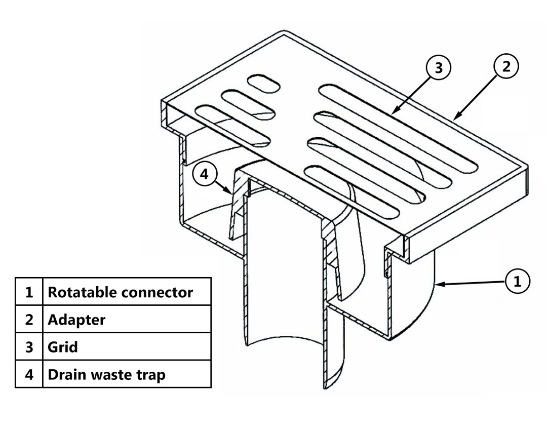 Clarisabel 15cm Grid Waste
