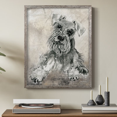 Sketchy Study Framed Print - Solid Wood
