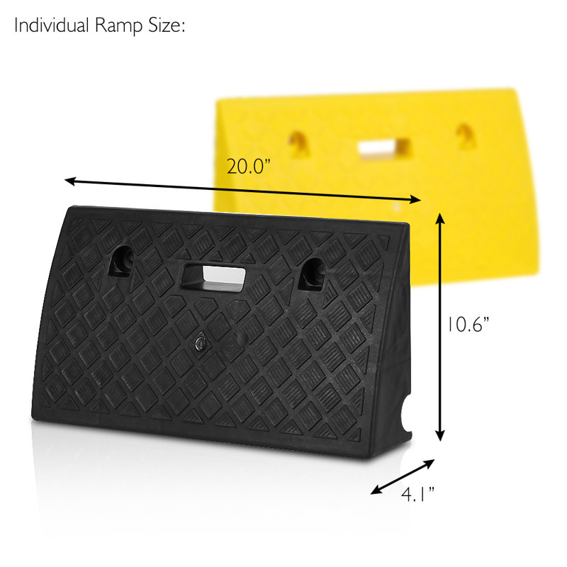 Pyle Plastic 10.6'' L Van Ramp