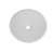 Mahdi White Solid Surface Circular Vessel Bathroom Sink