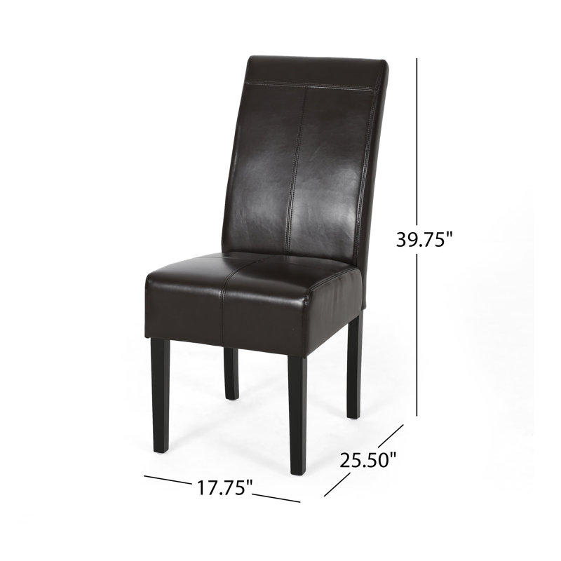 Chaise de salle à manger Ruthan, Chocolat / Brun