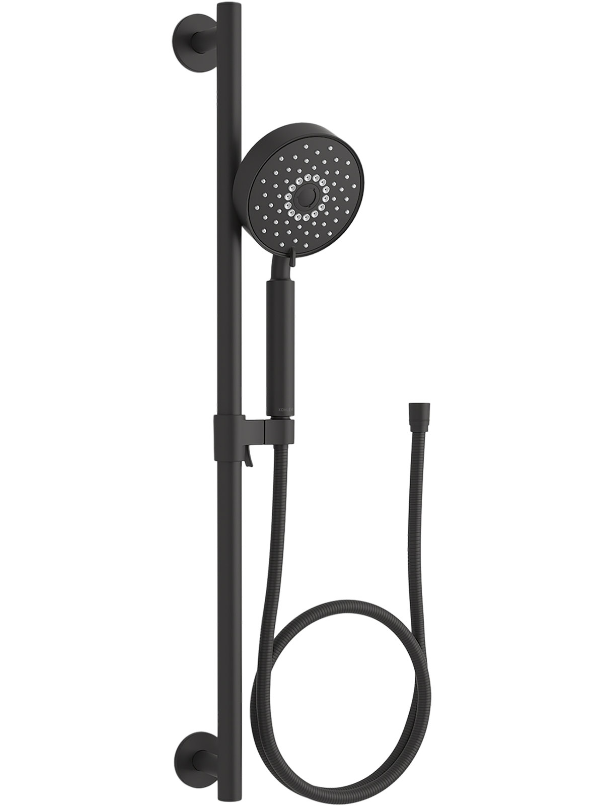 Purist 1.75 GPM Multifunction Handshower Kit, Matte Black, 2.5 GPM