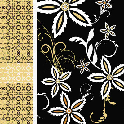 " Black And Yellow Pattern "