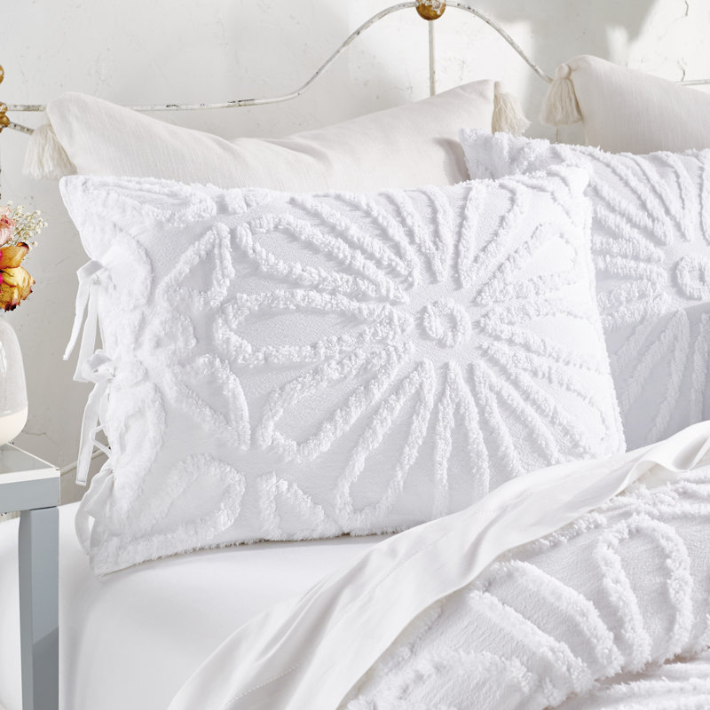White King Cotton Chenille Tufted Comforter Set