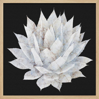 "Agave Agave", art mural texturé encadré