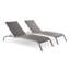 Chaise longue d'extérieur Havenside Home Wendu-36992737