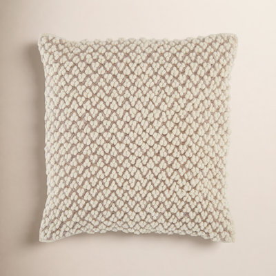 Toulon Embroidered Wool Blend Throw Pillow