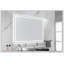 Miroir de salle de bain 84 po x 48 po à DEL avec avant et rétroéclairage, miroir de meuble-lavabo mural avec cadre en aluminium, antibuée, mémoire, 3 couleurs, gradation continue-974702907-974702899
