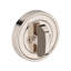 Recessed Round Deadbolt Single Cylinder Deadbolt in Matte Black-1433599304