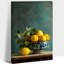Art mural citron, cuisine murale citron, fruits italien, décoration murale pour cuisine, reproduction d'art rétro sur toile citron méditerranéen, 24 po x 32 po-943717195
