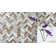Twilight Series 0.5" x 2" Straight Edge Metal and Glass Mosaic Tile