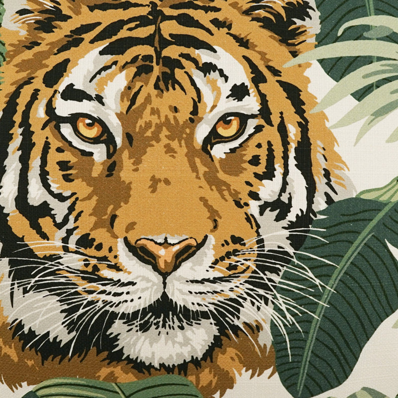 Tiger King Throw Pillow, Square 20"