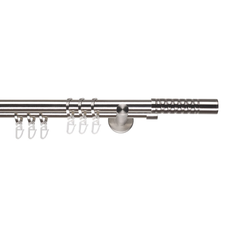 20cm Double Curtain Pole, 240cm