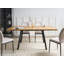 Extendable Metal Base Dining Table
