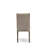 9 Piece Dining Set Includes a Rectangle Dining Room Table with Removable Leaf and 8 Dark Khaki Linen Fabric Upholstered Chairs, Distressed Jacobean-1183651921-1183651920-1183651919