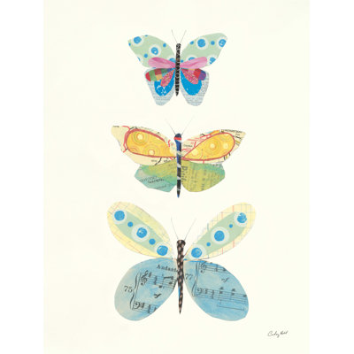 «Butterfly Charts IV» par Courtney Prahl - impression sur toile tendue