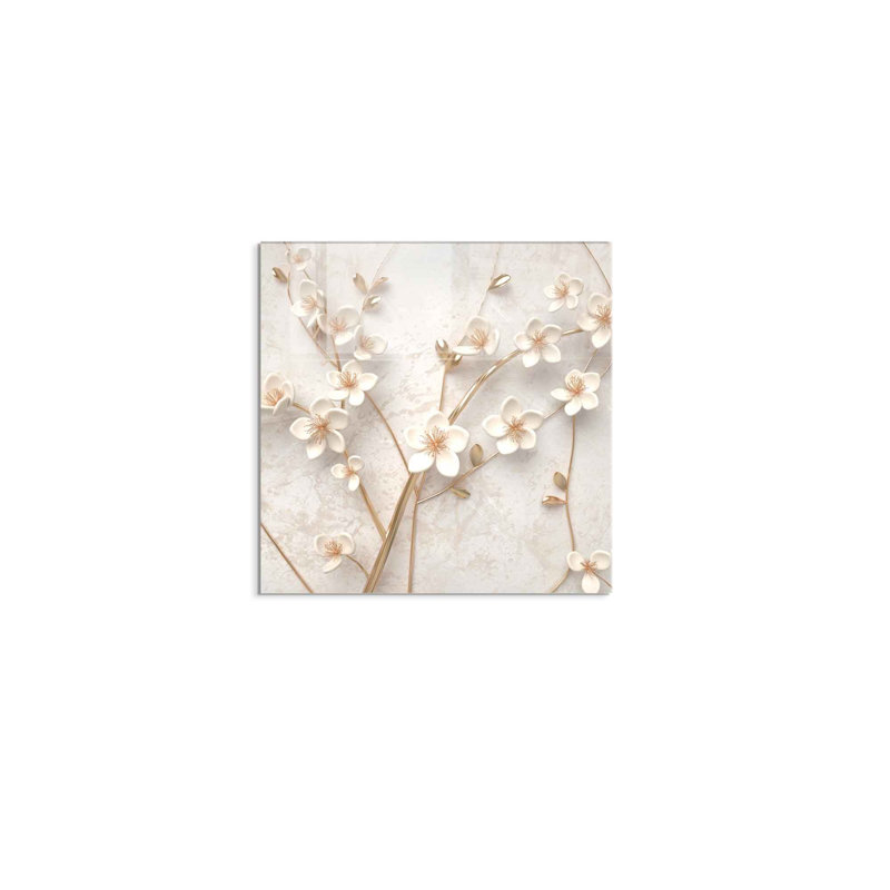 Elegant Decorative Tempered Glass Painting, 23.6 x 23.6 inches | 100% Tempered Glass, Thickness: 0.16 inches | Perfect for Home Decor, Living Room & Office | Modern Art Piece, Durable & Stylish