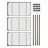 Keytesville 23.62'' W Metal Storage Rack