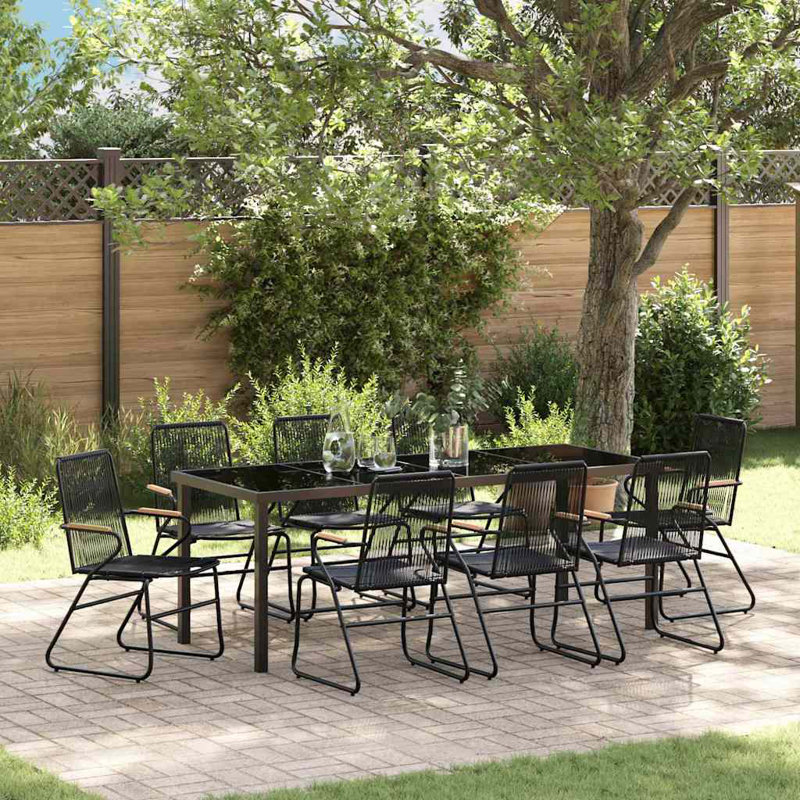 8 - Person Patio Dining Set with Rectangular Table
