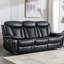 Ensemble de salon inclinable électrique en cuir 2 pièces Madeira-1894629256