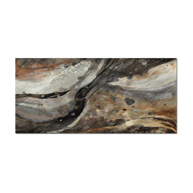 «Morning Effervescence II», reproduction sur toile, Toile tendue, H 28 po x l 60 po x P 1,5 po