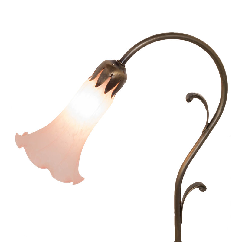 Frentz Arched Table Lamp, Pink