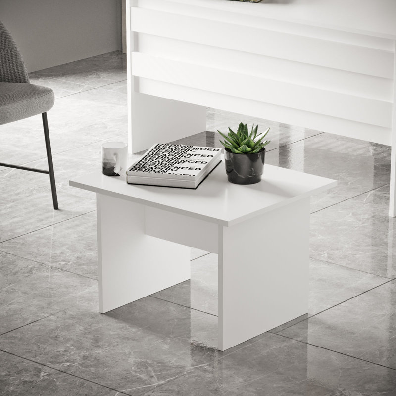 Ensemble de bureau 5 pièces Burbuqe, Blanc