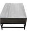 Table basse à plateau relevable gris