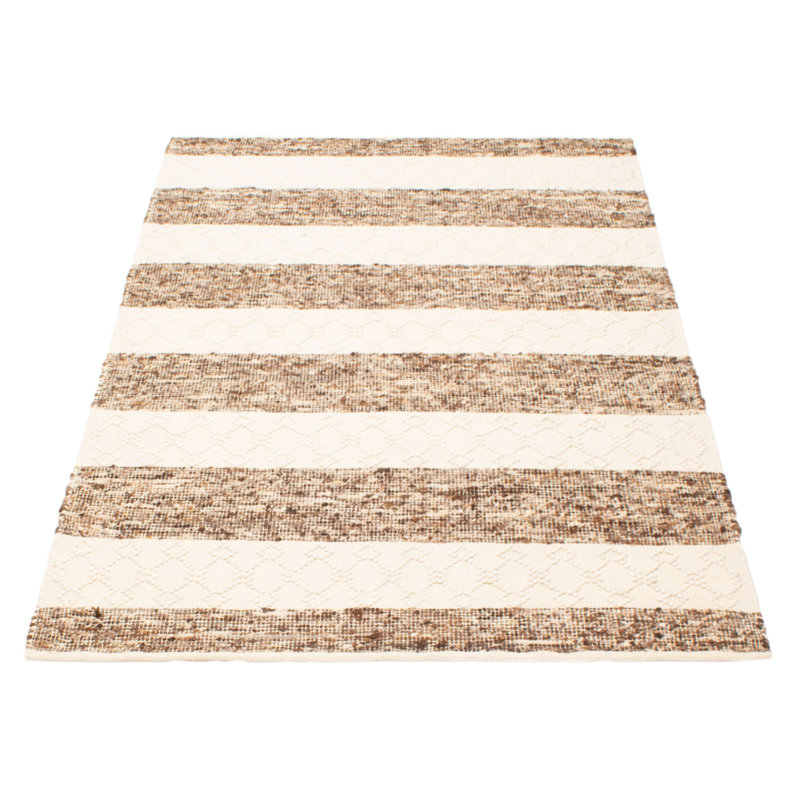 Sienna Brown, Ivory Rug 5'2" x 8'0"