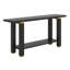 Console de 62,9 po avec console minimaliste moderne, canapé d'entrée en bois de pin massif avec détails en métal, tablette de rangement ouverte-548984791