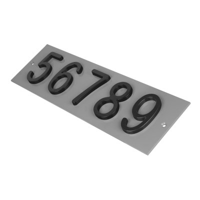 Plaque d'adresse horizontale Amgo