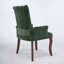 Chaise d'appoint rembourrée avec pieds courbés-120974041